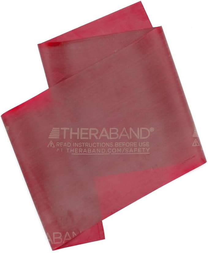 THERABAND Resistance Bands, 50 Yard Roll Professional Latex Elastic Fitness Band For Upper & Lower Body & Core Exercise, Physical Therapy, Pilates, Yoga, Stretching, Home Workouts, & Rehab