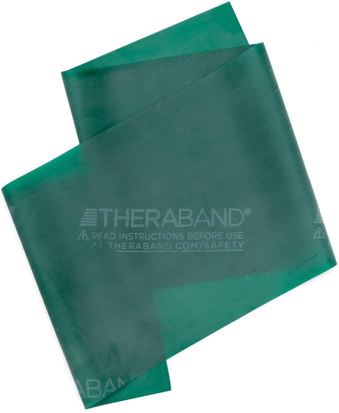 THERABAND Resistance Bands, 50 Yard Roll Professional Latex Elastic Fitness Band For Upper & Lower Body & Core Exercise, Physical Therapy, Pilates, Yoga, Stretching, Home Workouts, & Rehab