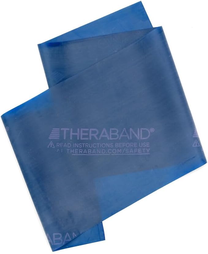 THERABAND Resistance Bands, 50 Yard Roll Professional Latex Elastic Fitness Band For Upper & Lower Body & Core Exercise, Physical Therapy, Pilates, Yoga, Stretching, Home Workouts, & Rehab