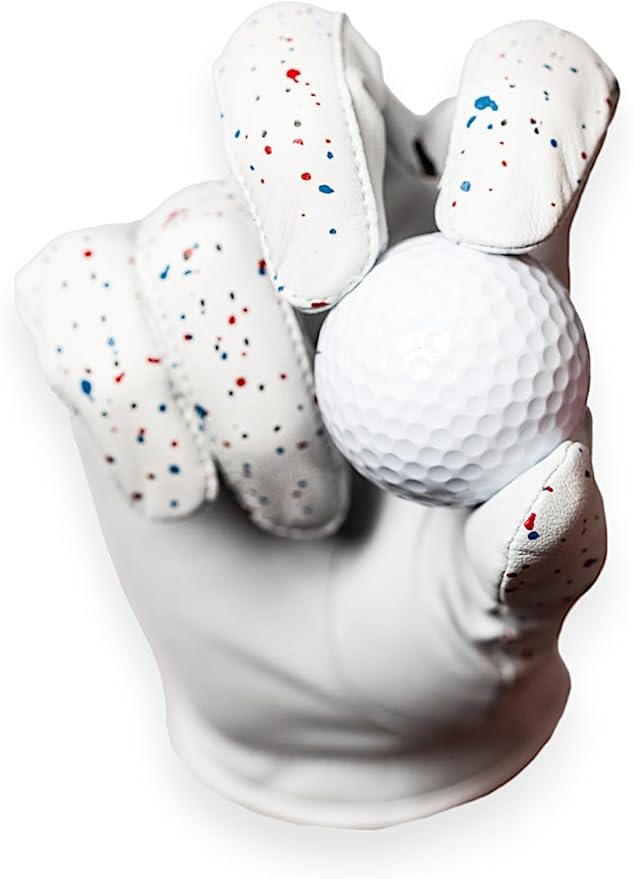 Premium Golf Glove | 100% AAA Cabretta Leather | Cool Golf Gloves | Serious Feel & Performance | Mens Golf Gloves Left Hand