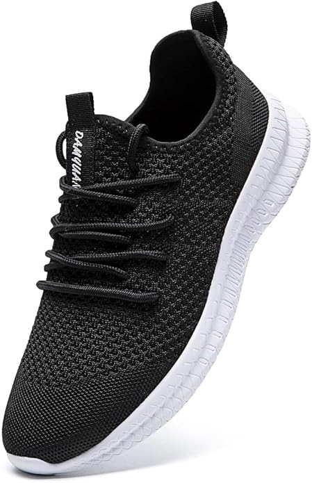 FUJEAK Men Running Shoes Men Casual Breathable Walking Shoes Sport Athletic Sneakers Gym Tennis Slip On Comfortable Lightweight Shoes