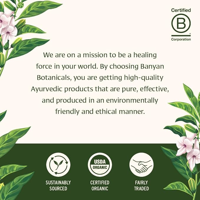 Banyan Botanicals CCF Tea (Cumin, Coriander, Fennel) – Organic Digestion Tea – Traditional Ayurvedic Detox Tea For Supporting Digestion & Gentle Cleansing – 3.5 oz – Non-GMO Sustainably Sourced Vegan