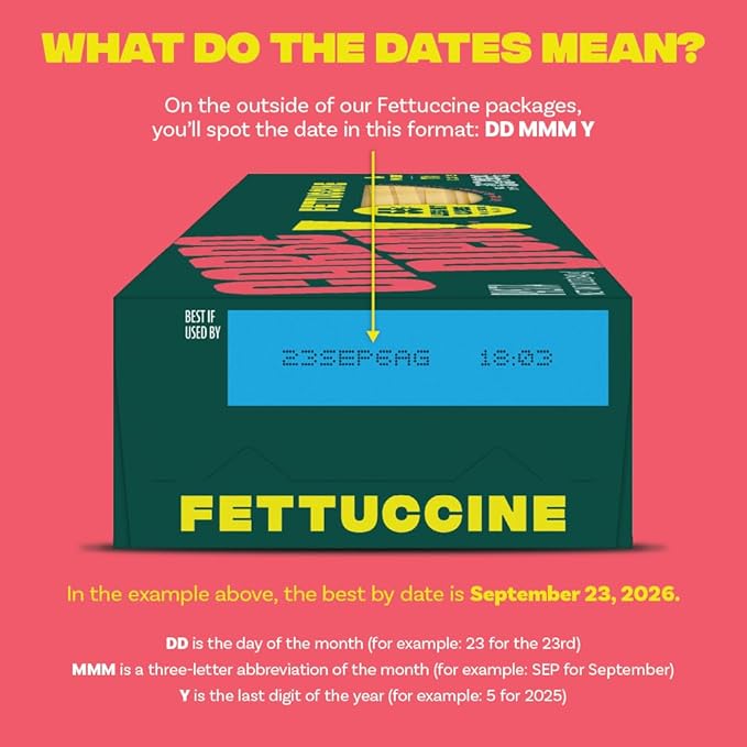 Carbe Diem!, Fettuccine, Lower Net Carb Pasta with Traditional Flavor & Texture, 55% Fewer Net Carbs & Only 110 Calories Per Serving, Pack of 3