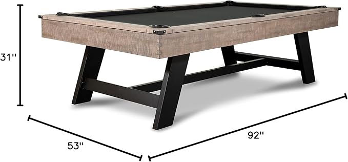Nixon Billiards - Hunter Slate Billiard Pool Table(Metal Leg) - Antique - 7 FT and 8 FT - White Glove Installation