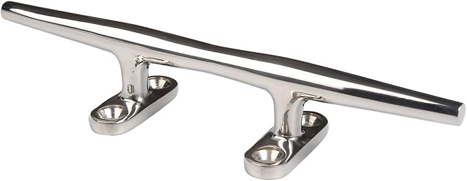 Boat Cleats 4 inch/5 inch/6 inch/8 inch Marine Dock Cleats Stainless Steel Boat Rope Cleat with Fasteners for Marine, Deck, Nautical Décor