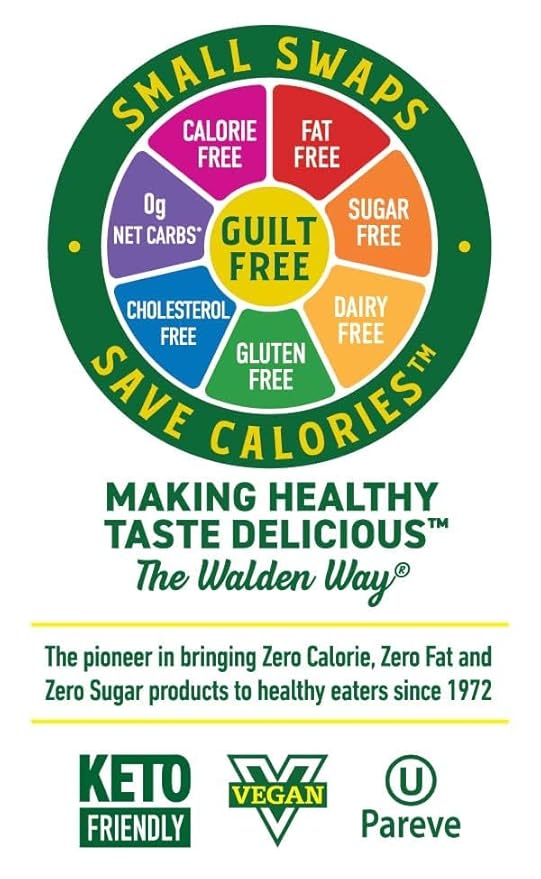 Walden Farms Ranch Dressing - Calorie-Free, Gluten-Free, Low Carb, Keto-Friendly, Sugar-Free, Dairy-Free Creamy Ranch Flavor - 2 Pack Value Pack, 12 oz Bottles