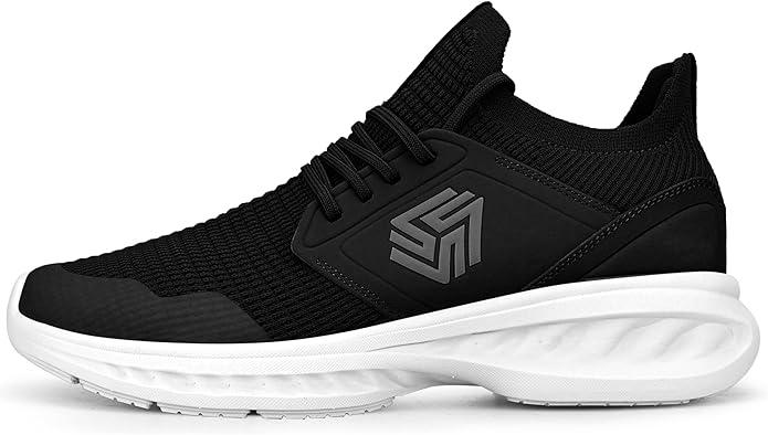 Mens Slip On Walking Shoes Non Slip Running Shoes Breathable Workout Shoes Lightweight Gym Sneakers