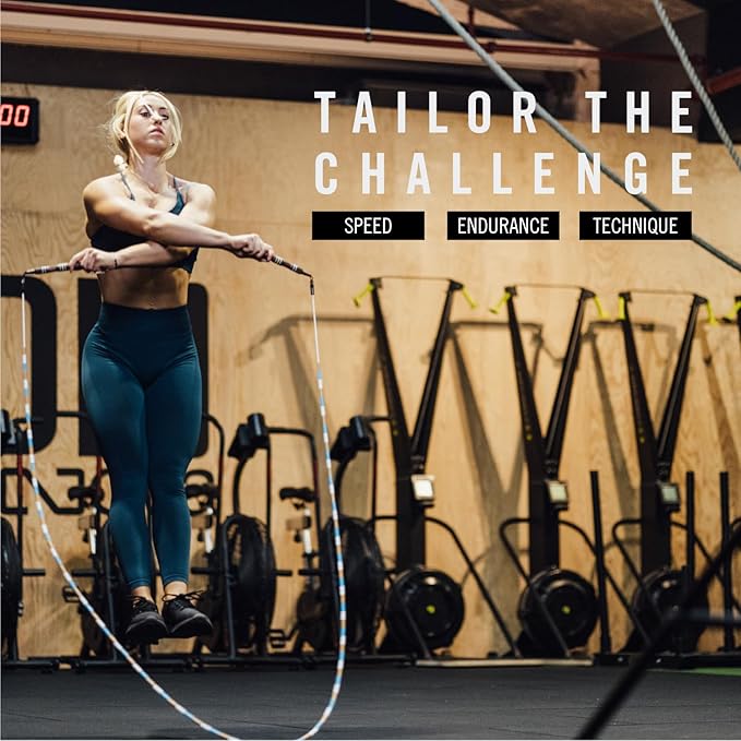 Picsil Insigne Jump Rope, Versatile Speed Rope in 3 Modalities, Fast, Weighted or Crossover Jump Rope, Adaptable to Any Type of Training From Speed to Strength Work