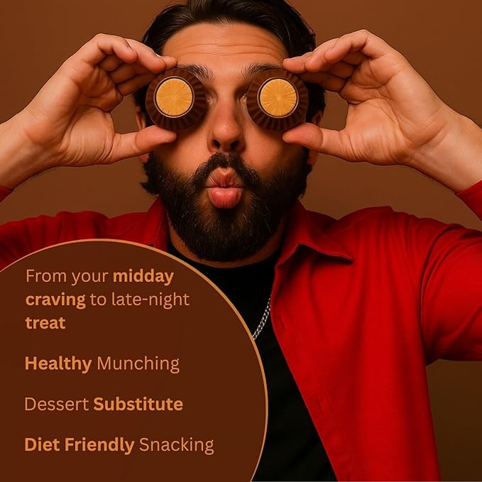 Better Than Good Keto Chocolate Peanut Butter Cups – Low Carb Buckeyes, Healthy, Gluten Free, Low Calorie & 0g Added Sugar – Diabetic Friendly Protein Snacks For The Whole Family (5-Pack of 4 Each)