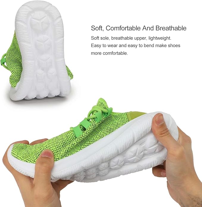 KEEZMZ Men's Running Shoes Fashion Breathable Sneakers Mesh Soft Sole Casual Athletic Lightweight