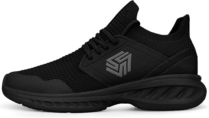 Mens Slip On Walking Shoes Non Slip Running Shoes Breathable Workout Shoes Lightweight Gym Sneakers
