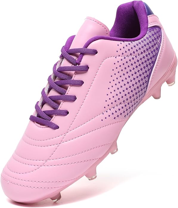 LIZRHA Soccer Shoes for Boys Girls Soccer Cleats Boys Girls Kids Athletic Outdoor Football Shoes Youth Football Cleats Outdoor & Indoor Soccer Shoes Lightweight, Running & Training for Students