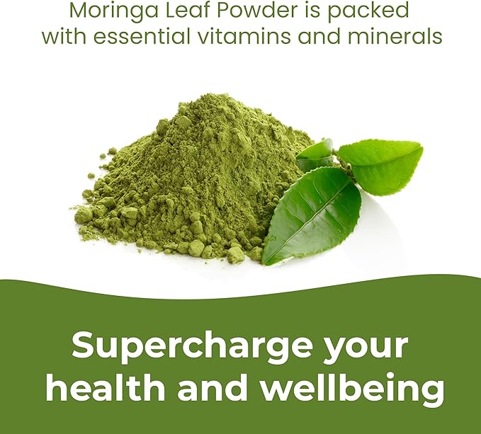 INFINITE AGE 1000mg Organic Moringa Leaf Powder Capsules, 60 Count - Made in The USA, Vegan, Gluten Free, All-Natural - Antioxidants, Liver and Kidney Support Supplement