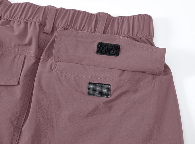 YSENTO Women's Hiking Pants Lightweight Stretch Quick Drying UPF 50 Camping Travel Work Cargo Pants 6 Pockets
