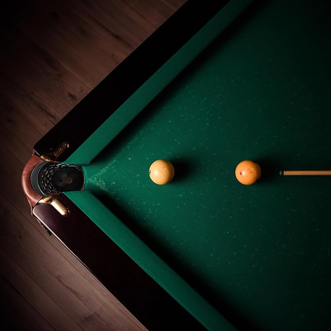6 Pack Pool Table Pockets, Heavy Duty Billiard Set Including 4 Corner and 2 Side Pockets