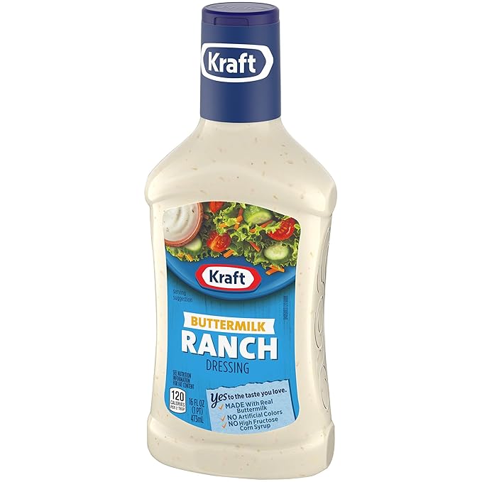 Kraft Buttermilk Ranch Salad Dressing (16 fl oz Bottle) (Pack of 3)