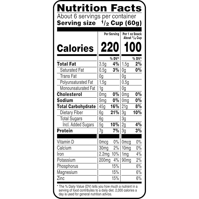 Bear Naked Granola Cereal, Vegan, Breakfast Snacks, Triple Berry Crunch (6 Bags)