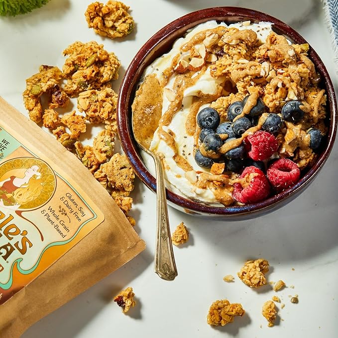 Michele's Granola - Salted Maple Pecan - Handmade Non-GMO Whole Grain Oats - Free of Gluten, Soy, Wheat, & Dairy