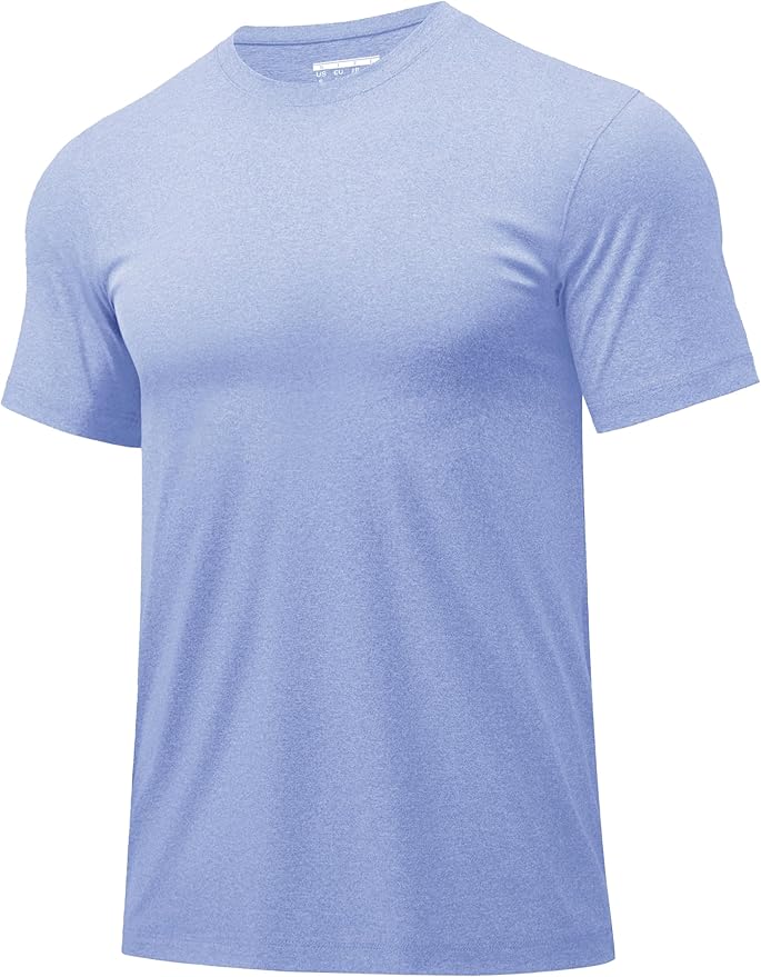 MAGCOMSEN Men's Dry Fit Workout Shirts Short Sleeve Tee Shirts Moisture Wicking Athletic Running Performence Tshirts