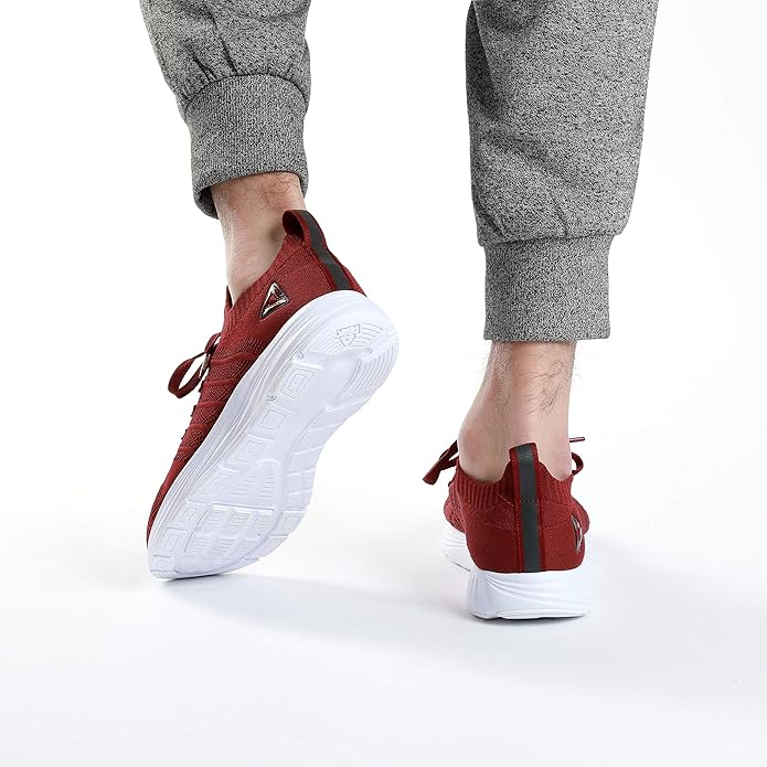 PEAK Mens Lightweight Walking Shoes Comfortable Slip On Sports Sneakers for Tennis, Gym, Running, Casual Workout