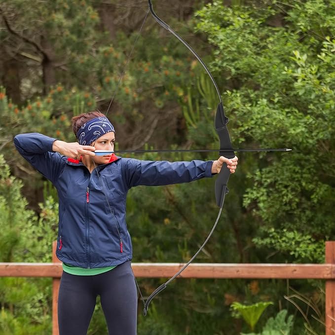 Recurve Bow and Arrow Set,Takedown Recurve Bows Archery for Adults Left and Right Hands 40lbs Archery Set