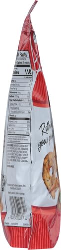 Snack Factory Everything Pretzel Crisps, Non-GMO, 7.2 OZ Resealable Bag (Pack of 2)