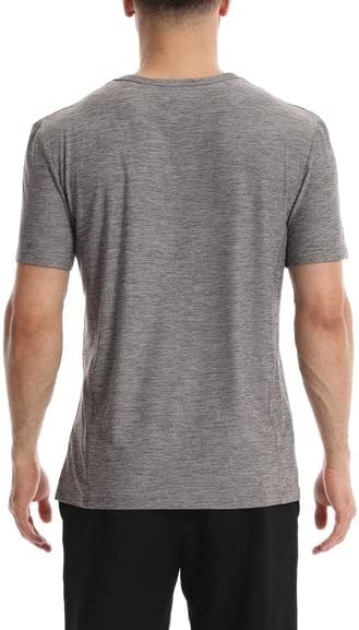 Different Touch Men’s Active Workout Quick Dry Crew Neck Short Sleeve T-Shirts