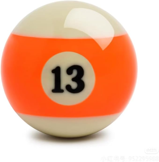 Replacement Billiards Ball, 2-1/4" Regulation Size, Object Balls with Cue Ball & Billiard #8 Ball, Standard Billiards Ball Accessories