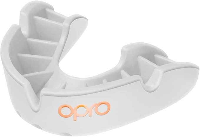 OPRO Bronze Level Sports Mouthguard – Custom-Fit, Breathable, Slim Design – Protective Mouth Guard for Football, Wrestling, Boxing, MMA, Lacrosse & All Contact Sports, Case Included – Black, Adult