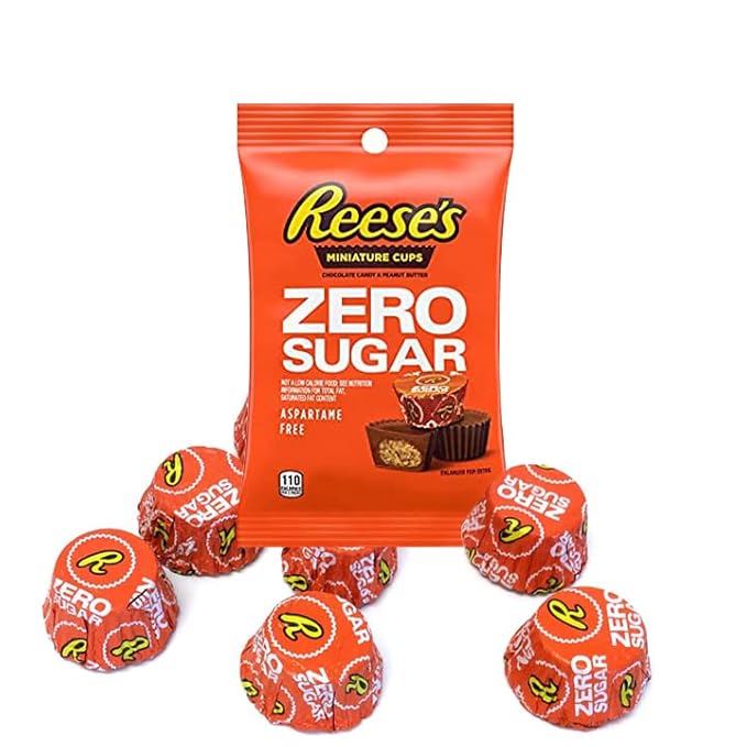 Reese'sMiniatures Zero Sugar Chocolate Peanut Butter Cups 1lb