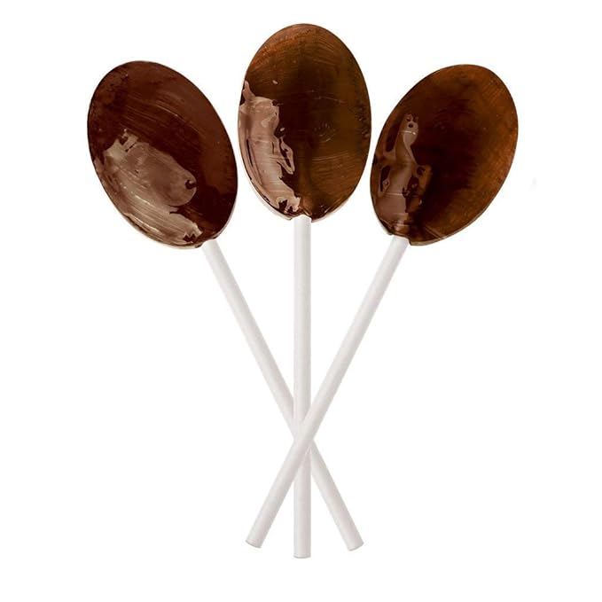 Dr. John’s Sugar Free Candy, Healthy Lollipops with Zero Sugar, Low Calorie Snacks, Keto Friendly Hard Candy Sweets, Chocolate Oval, 14 Count, 3.85 OZ