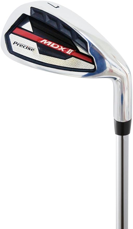 Precise Teen Golf Club Set for Ages 13-16 - Right/Left Hand Youth Golf Clubs with Titanium Driver, Stainless Steel Hybrid, 7-PW Irons, Putter, Stand Bag & 3 Headcovers - Graphite/Steel Shafts