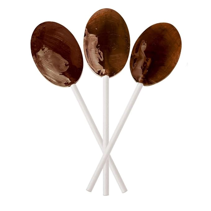 Dr. John’s Sugar Free Candy, Healthy Lollipops with Zero Sugar, Low Calorie Snacks, Keto Friendly Hard Candy Sweets, Chocolate Oval, 60 Count, 1 LB