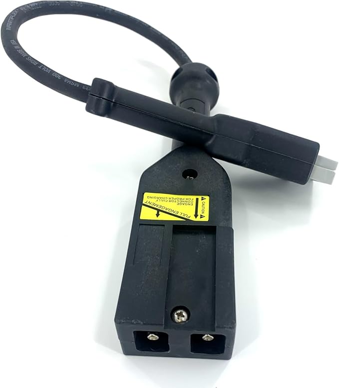 48 Volt Charger with Powerwise TXT Notched Connector for EZGO Golf Carts Replaces Lester Charger Model 20330 (JAC1548H-EZGO-TXT)
