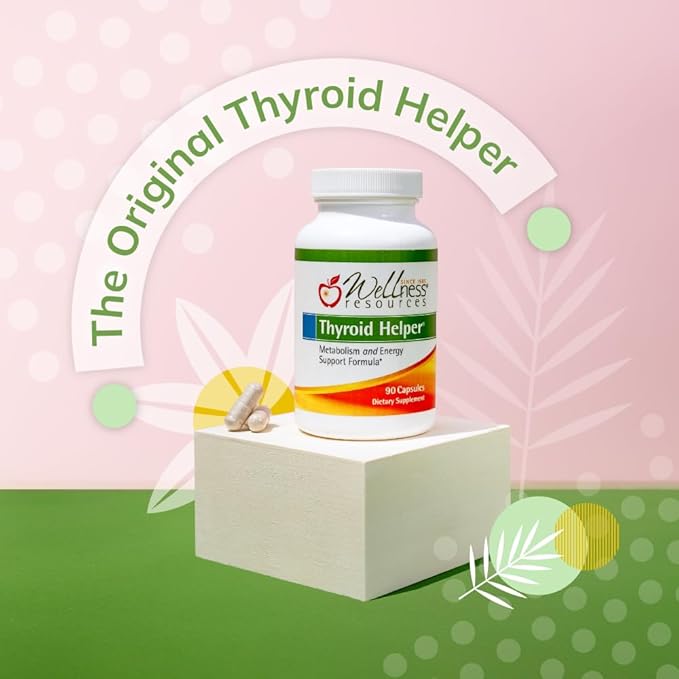 Thyroid Helper - Natural Supplement for Metabolism & Energy (90 Capsules)