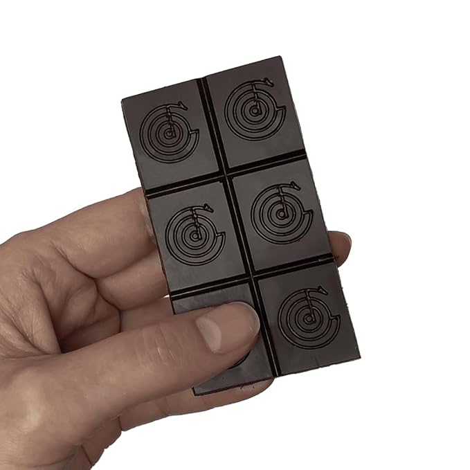THE GOOD CHOCOLATE - Mini Signature Dark Chocolate Bars with Zero Sugar & Lower Net Carb - Keto Chocolate Bar Offers Lower Calorie Chocolate Candy - All Natural Non-GMO (Pack of 10)