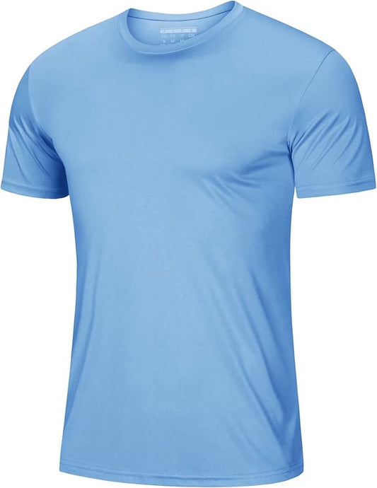MAGCOMSEN Men's Short Sleeve UPF 50+ T-Shirt Quick Dry Rash Guard Athletic Running Swim Top Tee Performance Water Shirts
