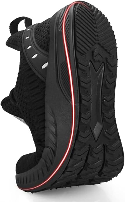 Feethit Mens Slip On Walking Shoes Blade Tennis Shoes Non Slip Running Shoes Lightweight Workout Shoes Breathable Mesh Fashion Sneakers
