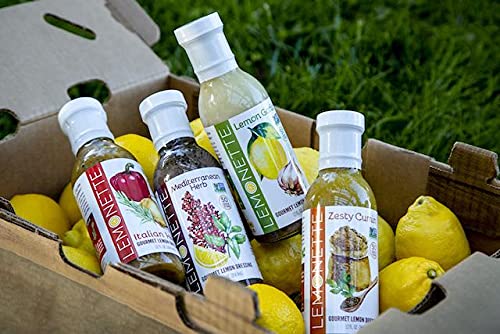 LEMONETTE Sugar Free, Low Cal, Low Fat Salad Dressing: Creamy Italian Herb 1 Gourmet 12oz bottle- Keto, Sugar Free,Gluten Free, Vinegar Free, Soy Free, Dairy Free, Canola Free, Vegan Certified