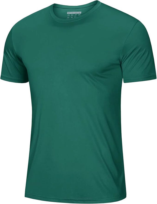 MAGCOMSEN Men's Short Sleeve UPF 50+ T-Shirt Quick Dry Rash Guard Athletic Running Swim Top Tee Performance Water Shirts