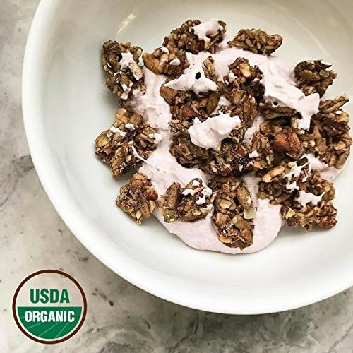 Lark Ellen Farm Berrylicious Granola Clusters: Raw, Organic, Vegan. Low Carb, Paleo. Gluten-Free Bites. Healthy Breakfast/Snack, 8 oz, 6 Pack