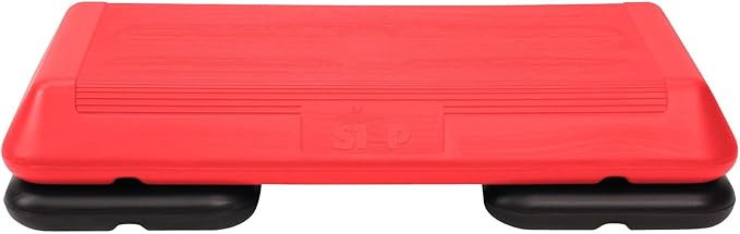 Freestyle STEP Exercise Step Platform, Circuit Size Stepper for Exercise at Home with 2 Risers