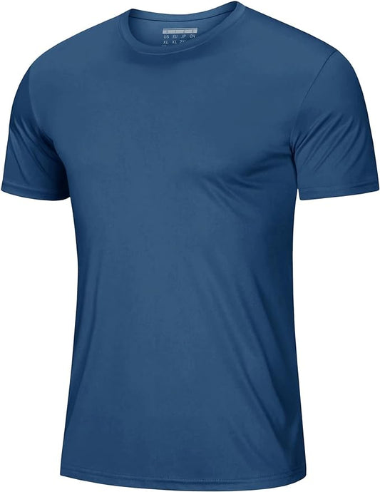 MAGCOMSEN Men's Short Sleeve UPF 50+ T-Shirt Quick Dry Rash Guard Athletic Running Swim Top Tee Performance Water Shirts