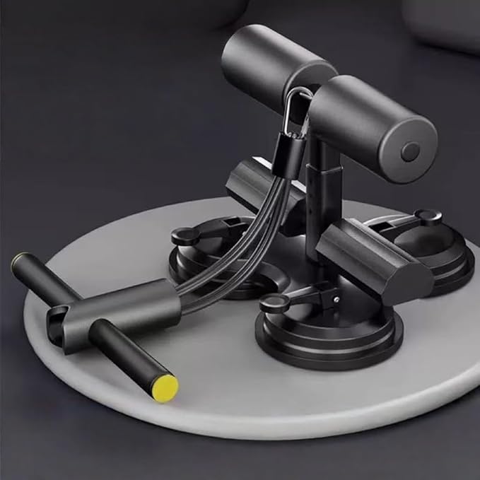 Ab Training Auxiliary Device, 2025 Upgrade 3 Suction Cups, Sit Up Machine, Multi-functional Adjustable Ab Trainer Equipment, Ab Workout Equipment for Home & Gym