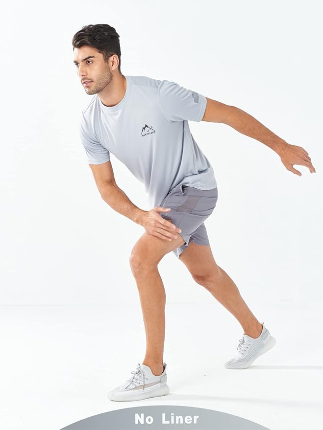 NORTHYARD Men's Running Athletic Shorts 5"/ 7"/ 9" Workout Gym Short Tennis Quick Dry Active Sport Hiking Basketball