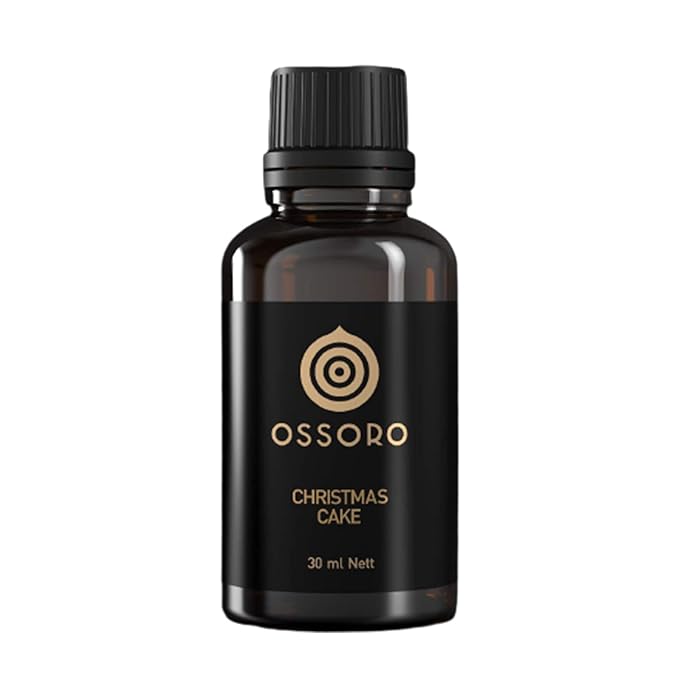 Ossoro Christmas Cake Flavour with 100% Vegetarian (1 Oz) | Food Flavoring | No Sugar Added, Non-GMO, Gluten-Free Flavors | Used to Make Cakes, Snacks, Ice creams, Candies, Baking & More