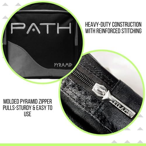 Pyramid Path Pro Deluxe Single Bowling Ball Tote - Holds One Ball, One Pair Shoes Up to Mens 15