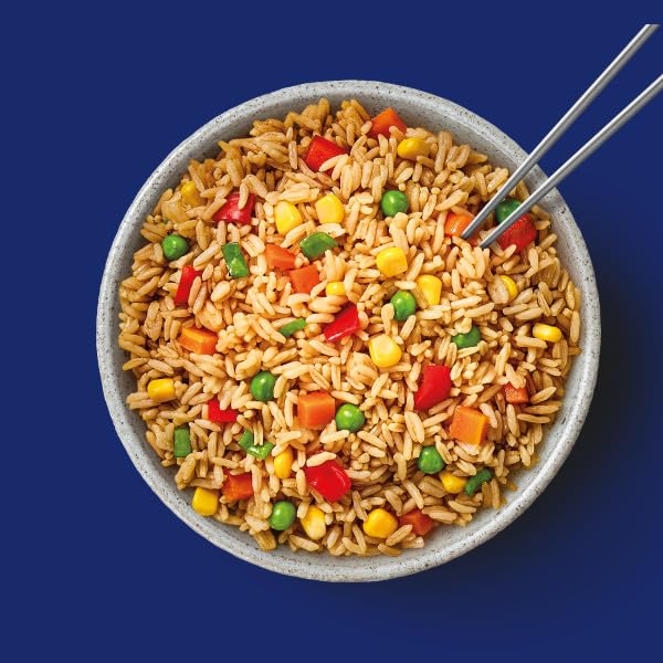 BEN'S ORIGINAL Street Food Fried Rice with Vegetables, Prepared Entrée, Microwave in 90 Seconds, 9 oz (Pack of 6)