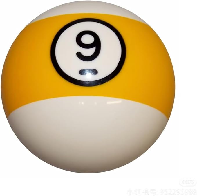 Replacement Billiards Ball, 2-1/4" Regulation Size, Object Balls with Cue Ball & Billiard #8 Ball, Standard Billiards Ball Accessories