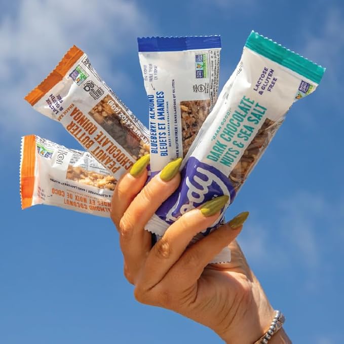 Fody Foods Snack Bars, Almond Coconut, 1.41 Oz (Pack of 12), 6g Protein, Low FODMAP, Gut & IBS Friendly, Vegan, Lactose Free, Non-GMO, Gluten Free
